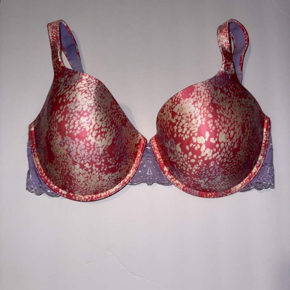Maidenform Sweet Nothings Multicolor Lined Underwire Back Closure Demi Bra 40D